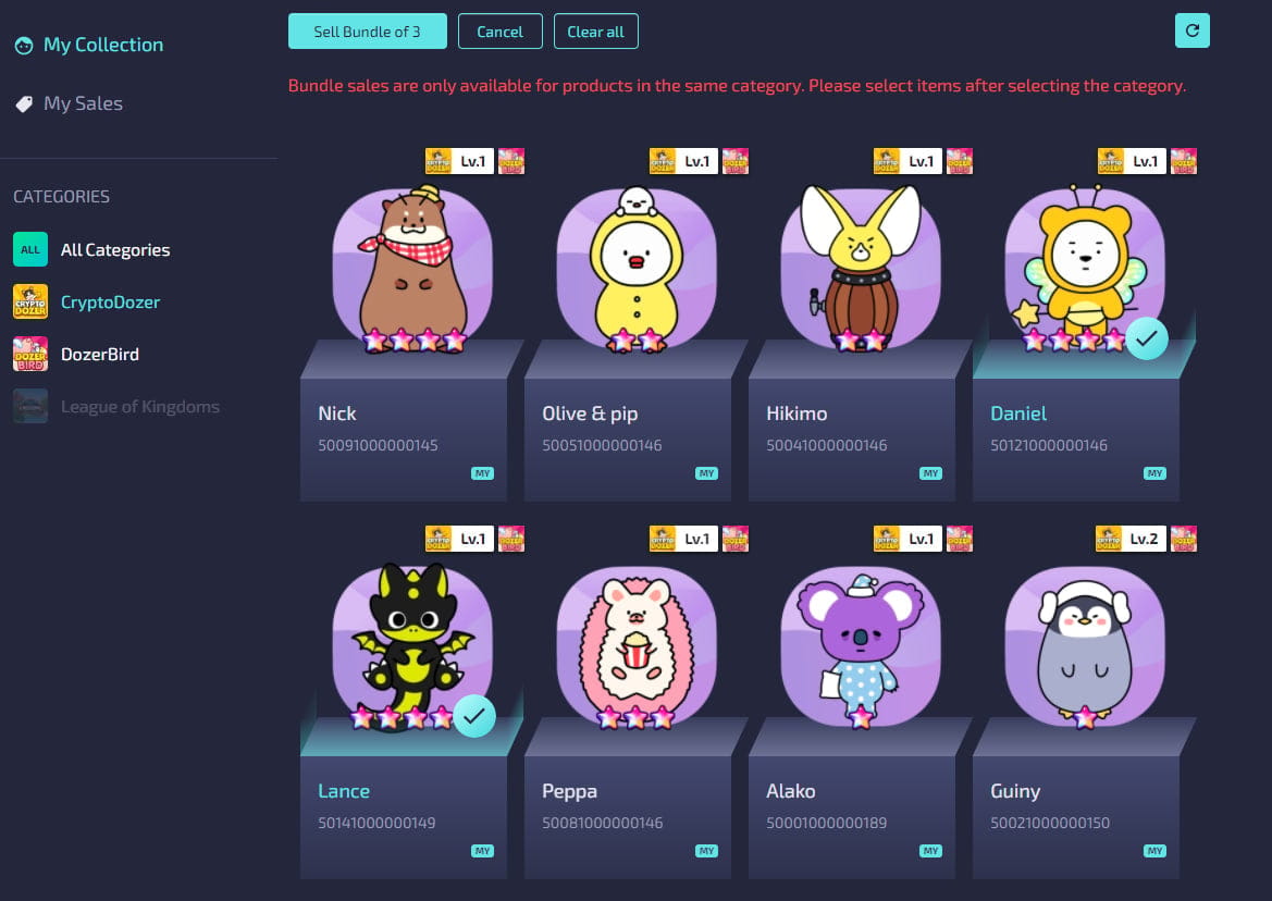 PlayDapp C2C Marketplace