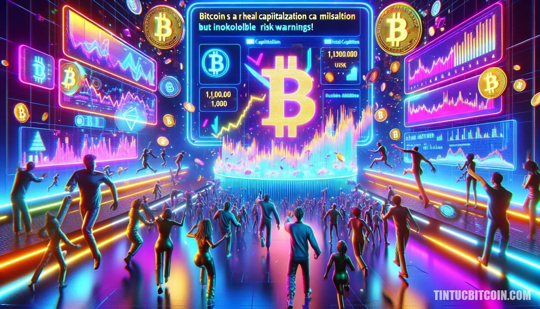 Bitcoin vượt mốc vốn hóa thực tế 1 nghìn tỷ USD nhưng cảnh báo rủi ro đáng chú ý