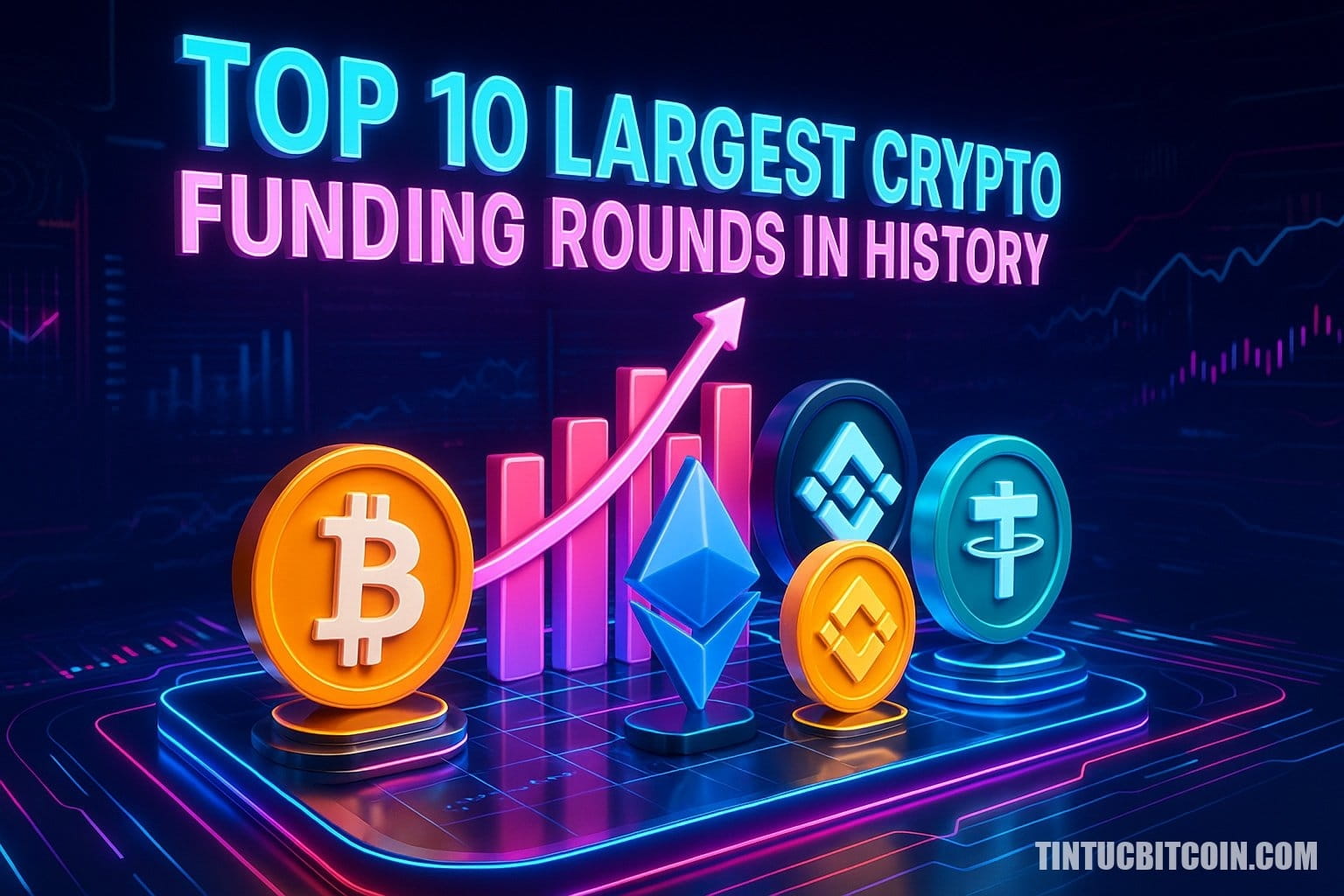 Top 10 thương vụ gọi vốn lớn nhất lịch sử tiền điện tử