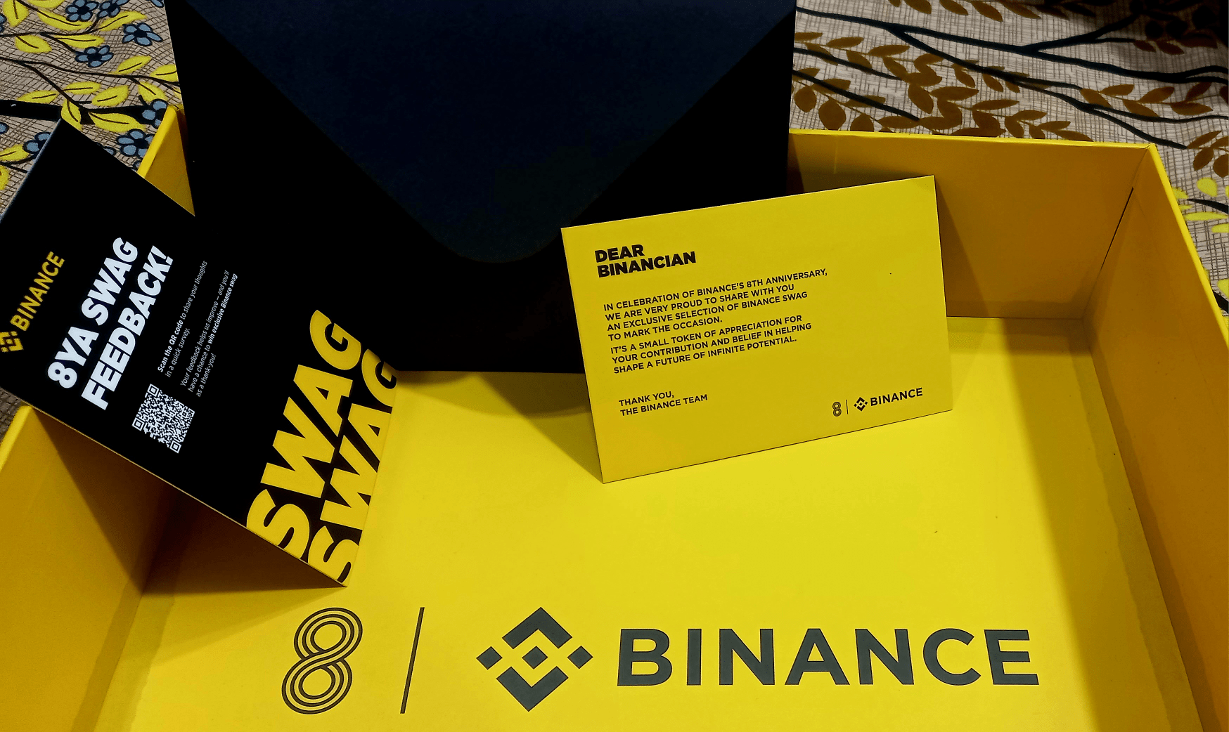 BINANCE 8YA GLOBAL SWAG AMBASSADOR CAMPAIGN! | MKSaaB on Binance