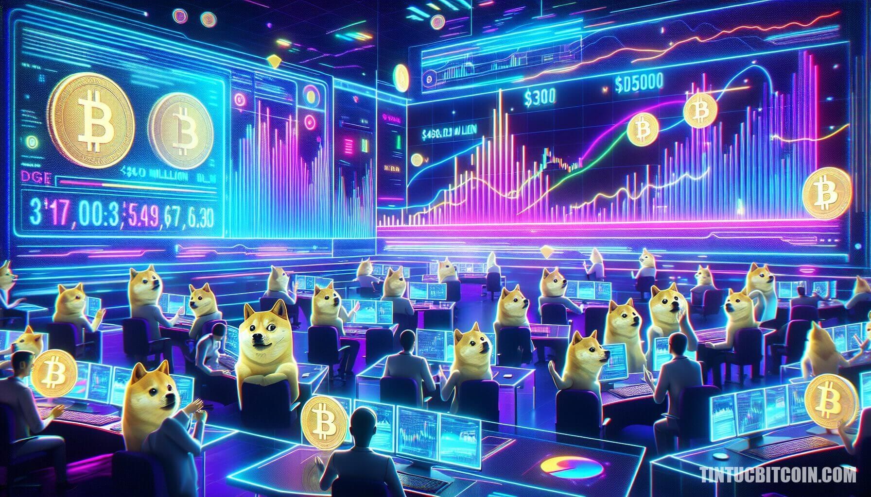 Dogecoin giảm mạnh sau đợt bán tháo 39 triệu USD, giá DOGE có mất đà tăng?