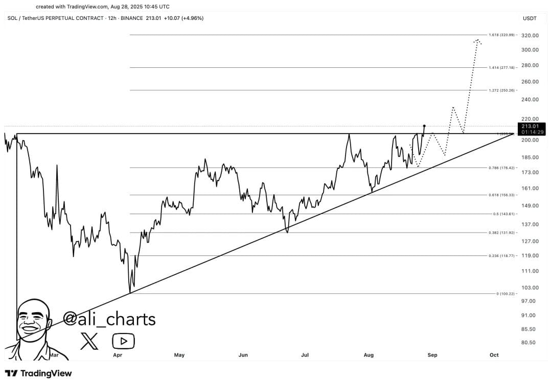 Solana acelera em direção a 300 dólares, atualização de 100 vezes e fluxo  de capital: o SOL pode esmagar o XRP? | 小云不想当韭菜 no Binance Square