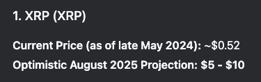 deepseek ai predicts xrp