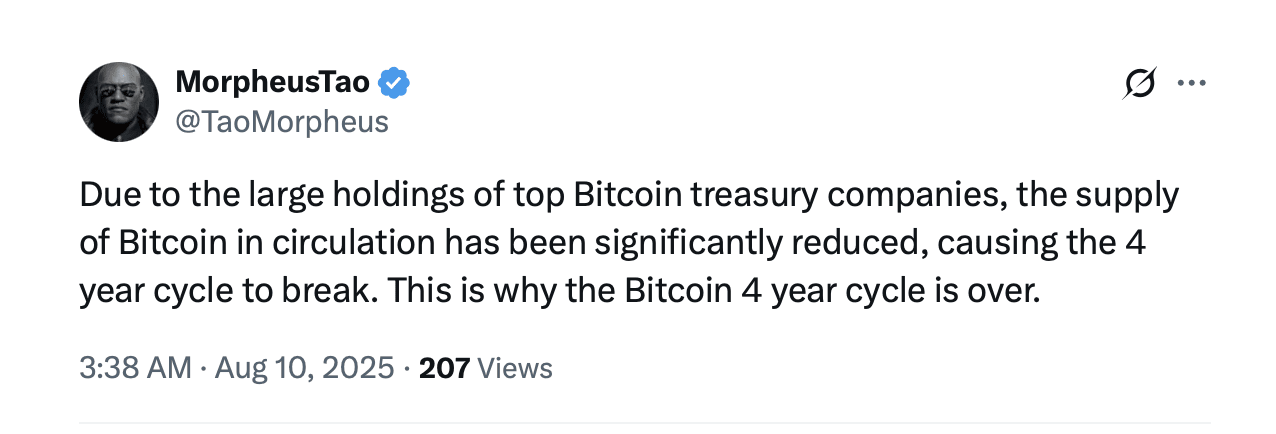 Bitcoin’s 4-Year Cycle on the Chopping Block: Has the Halving Era Finally Ended?