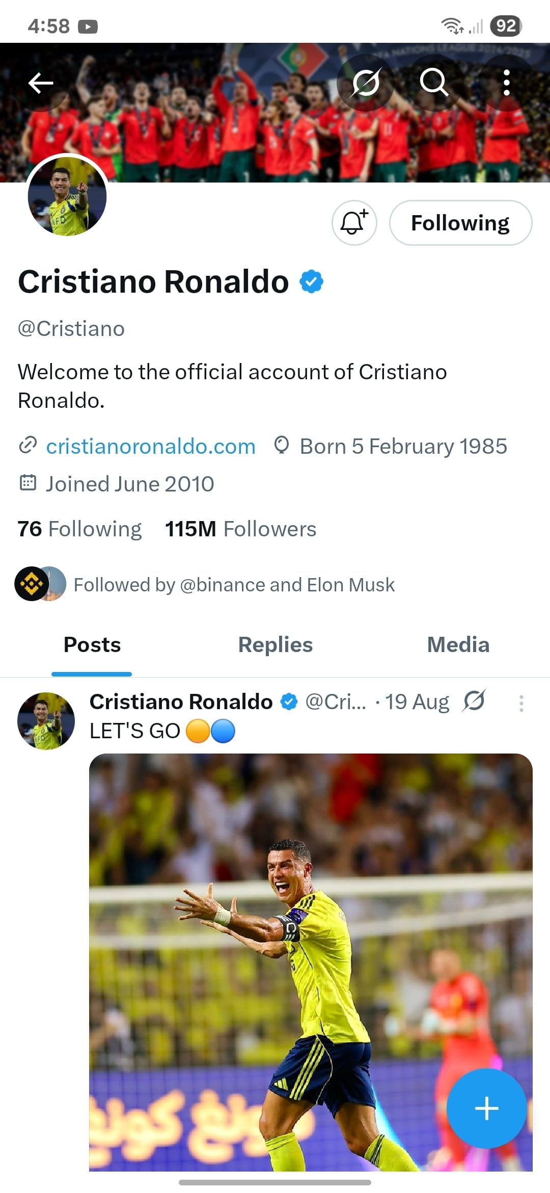 It is expected that Cristiano Ronaldo will launch his | George Raafat on  Binance Square