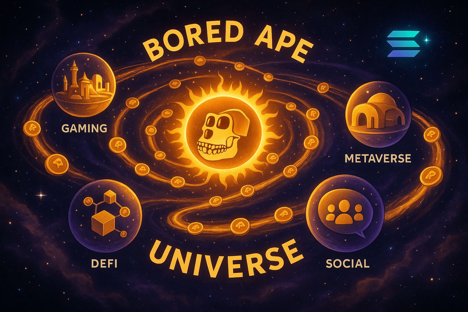 ApeCoin expands to Solana, is the bored ape looking to build a Disney  empire in Web3? | KZG Crypto 口罩哥 on Binance Square