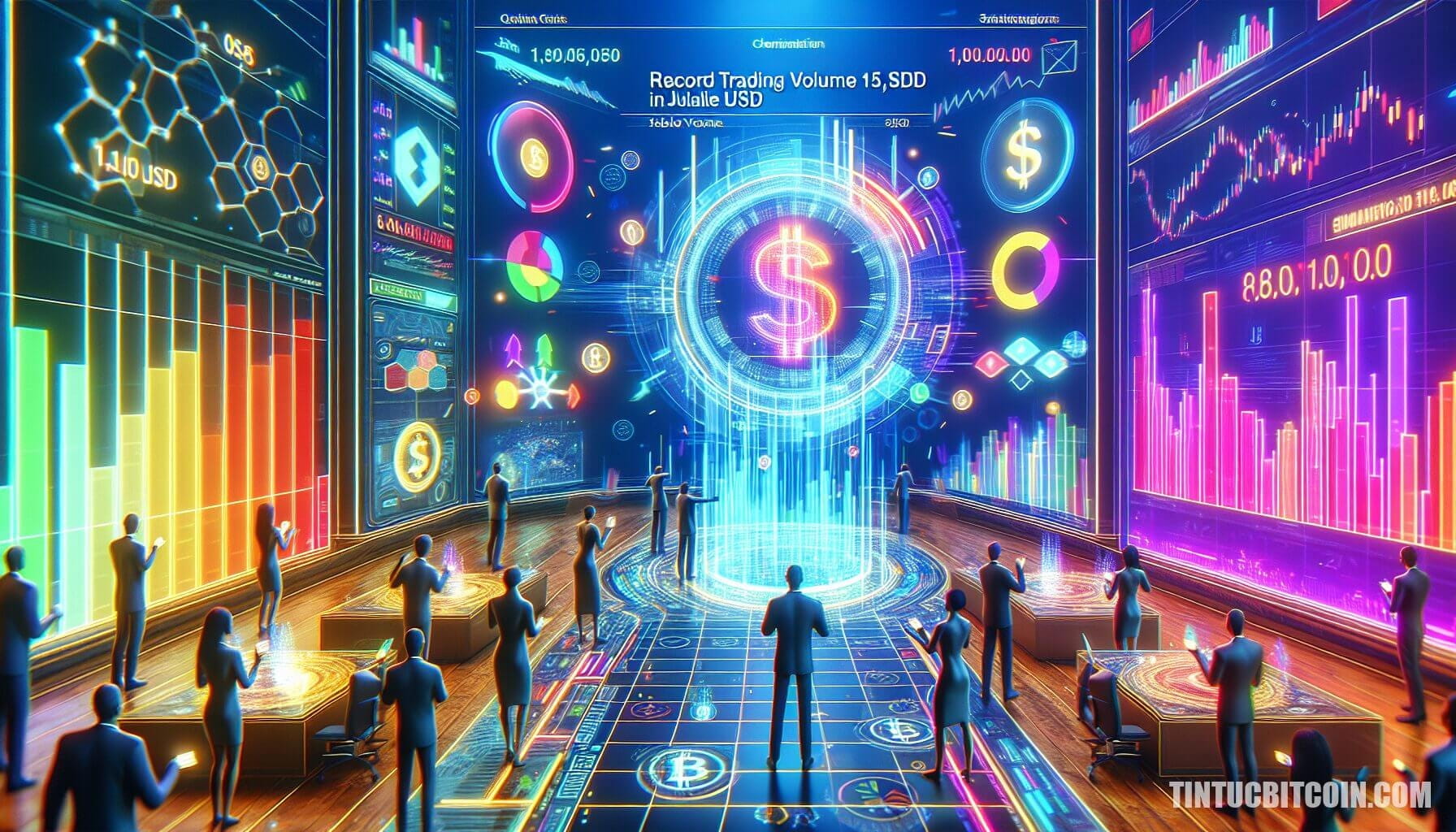 Stablecoin, khối lượng giao dịch đạt kỷ lục 1,5 nghìn tỷ USD trong tháng 7