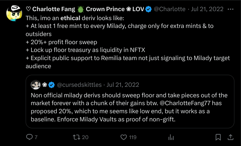 cfang's ethical milady derivative 