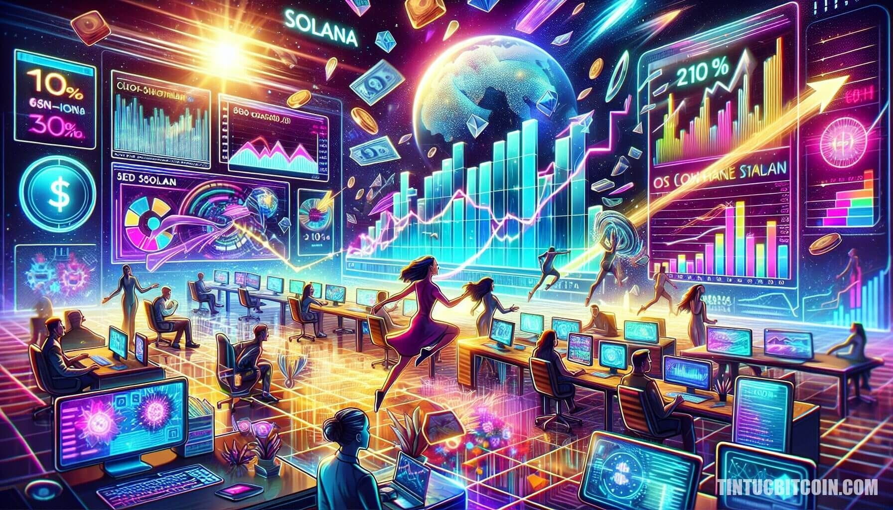 Solana giảm 10% trong tuần qua, trái ngược với tăng trưởng on-chain