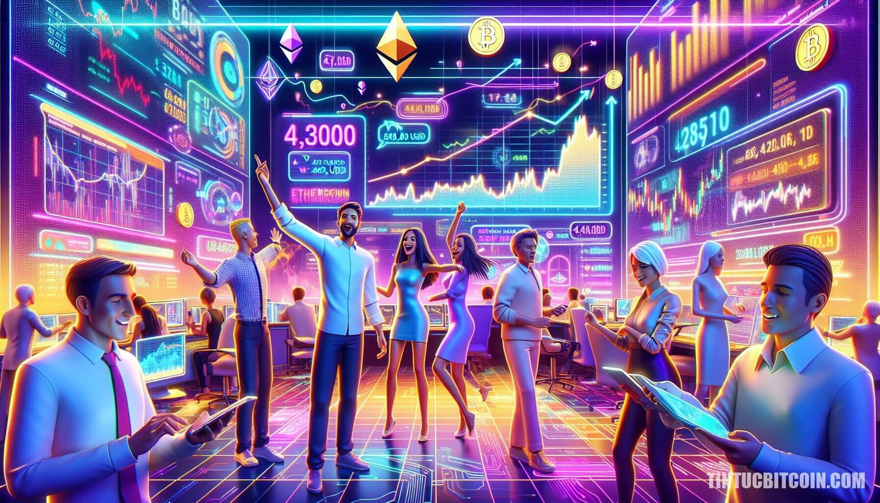 Ethereum tăng lên 4.300 USD, Bitcoin Dominance giảm, Flippening sắp xảy ra?