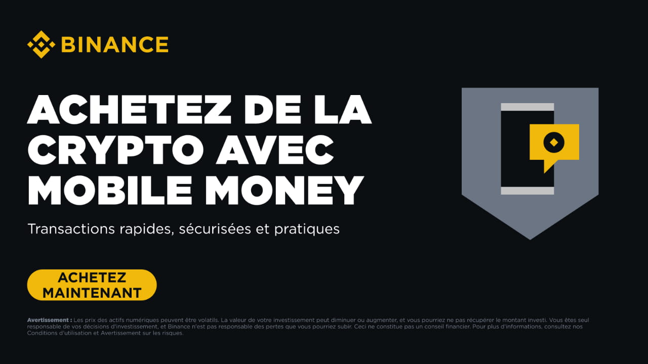 Easily buy crypto with Mobile Money in Africa | Binance Afrique on Binance  Square