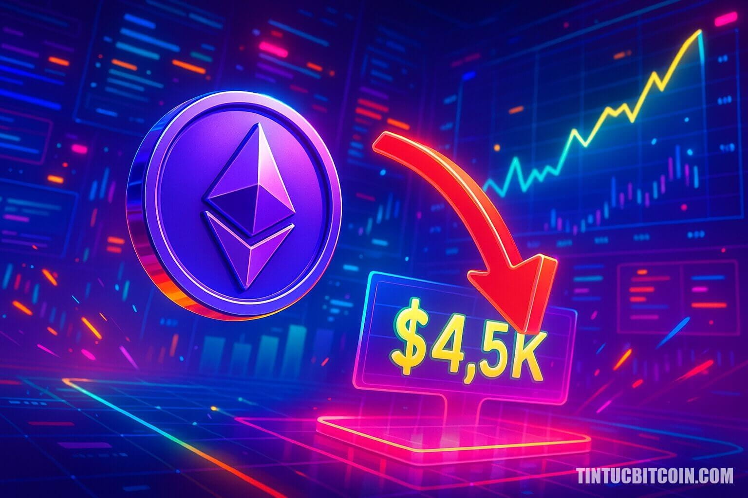 Vì sao giá Ethereum chưa thể vượt 4,5K USD?