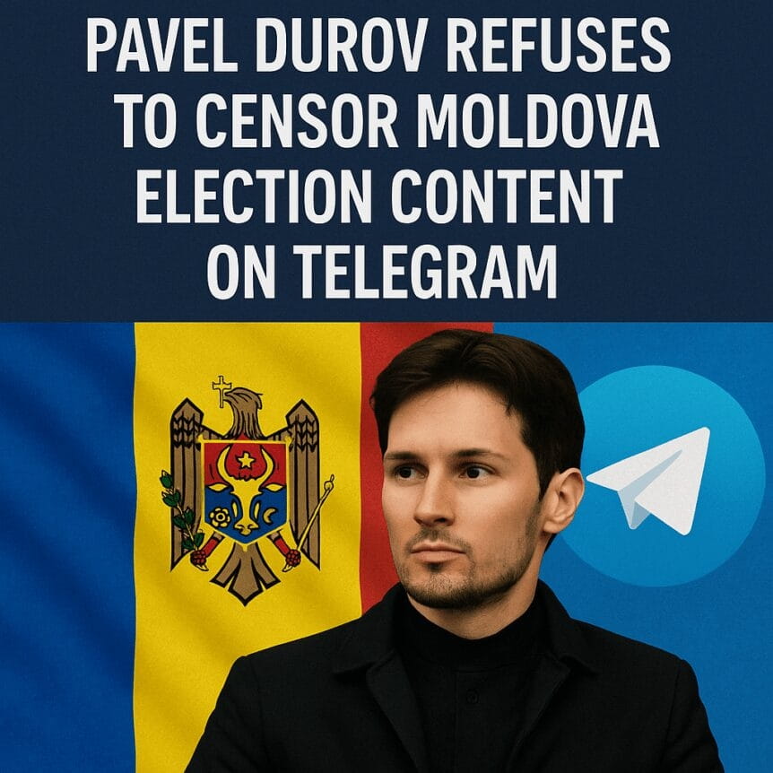Pavel Durov Refuses To Censor Moldova Election Content On Telegram