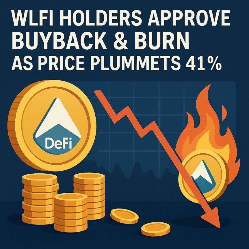 Wlfi Holders Approve Buyback & Burn As Price Plummets 41%