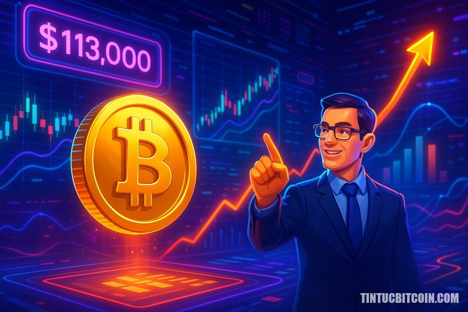 Bitcoin chạm 113.000 USD, chuyên gia dự báo về đỉnh do Fed hạ lãi