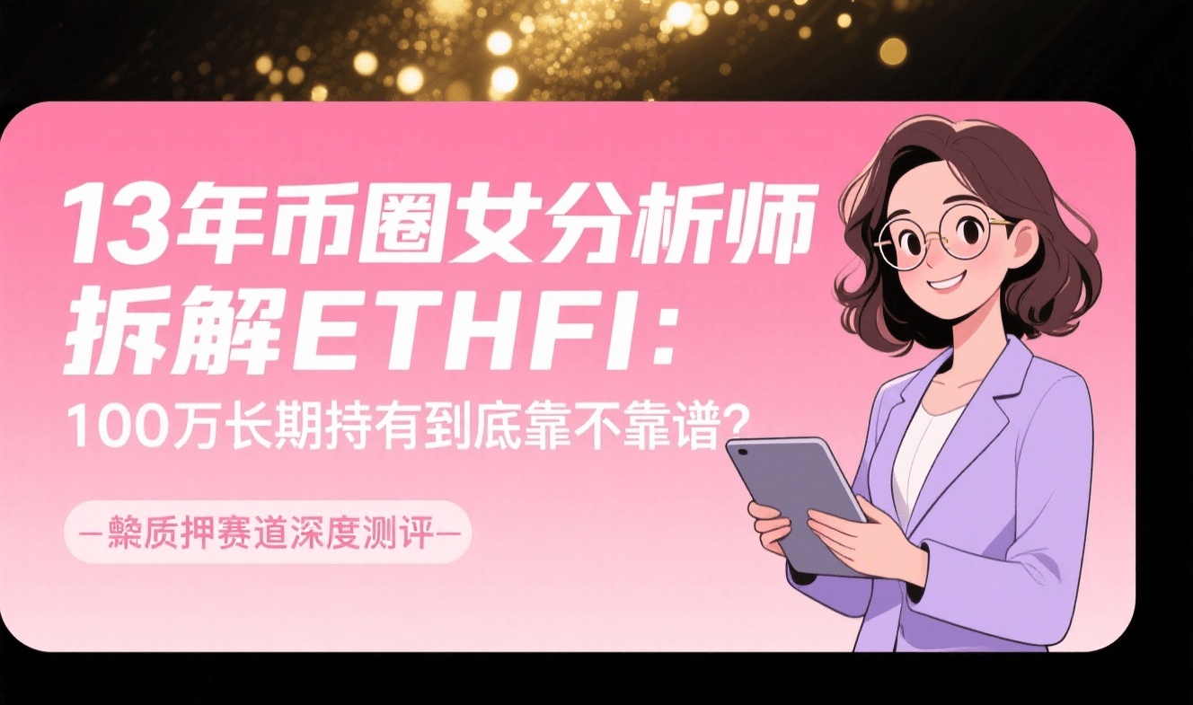 ETHFI 長期持有避坑指南｜13 年學姐扒透：鏈上數據+ 和Lido/ENA 對比怎麼選？ | 幣安廣場上的小白学点位