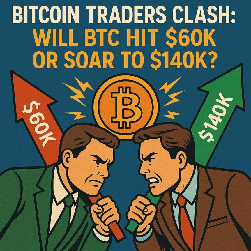 Bitcoin Traders Clash: Will Btc Hit $60k Or Soar To $140k?