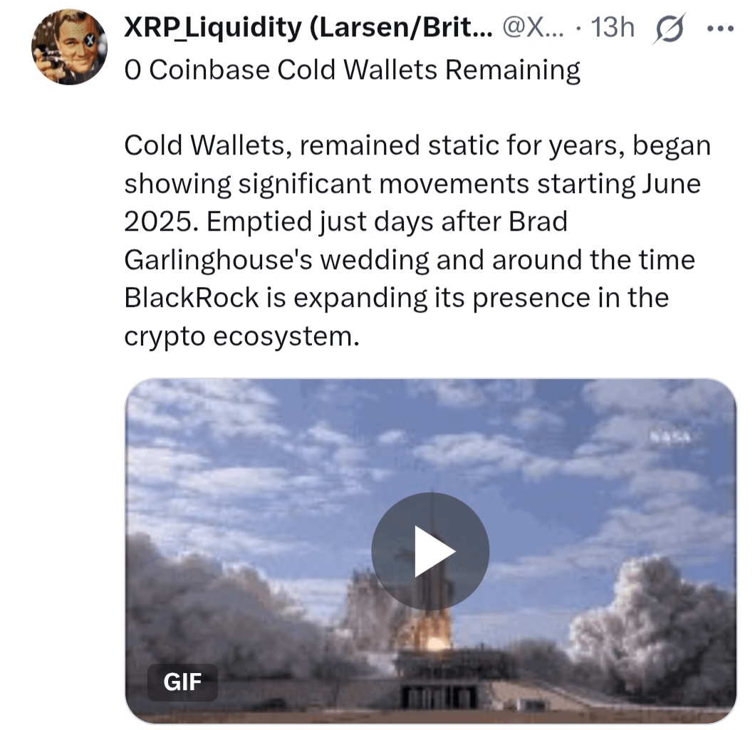 🚨 Coinbase XRP 錢包剛縮小——這纔是真相！ | 幣安廣場上的Zee licious