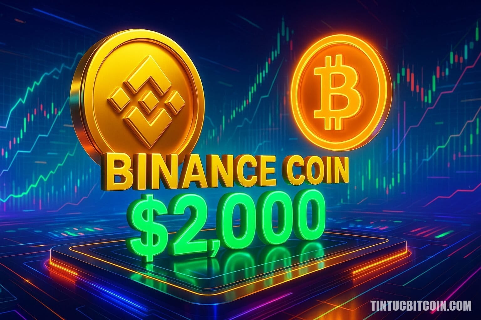 Binance Coin heads towards 2,000 USD thanks to support from Bitcoin |  TinTucBitcoin on Binance Square