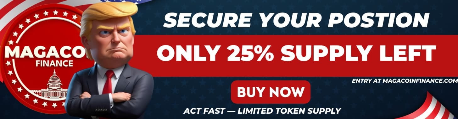 Magacoin only 25% supply left