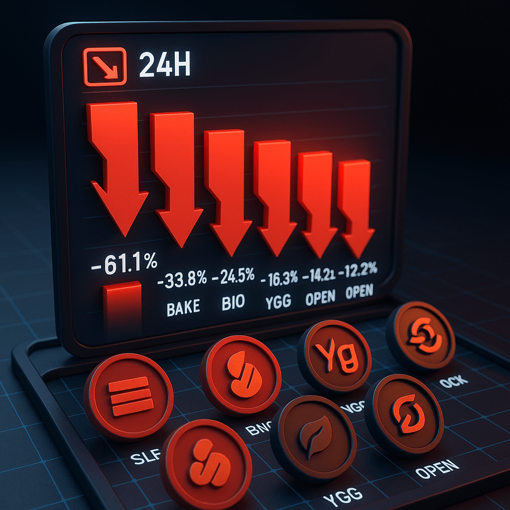 Flash Market: The biggest drops of the last 24h | FINANCIERE DIAMOND AVIS  on Binance Square