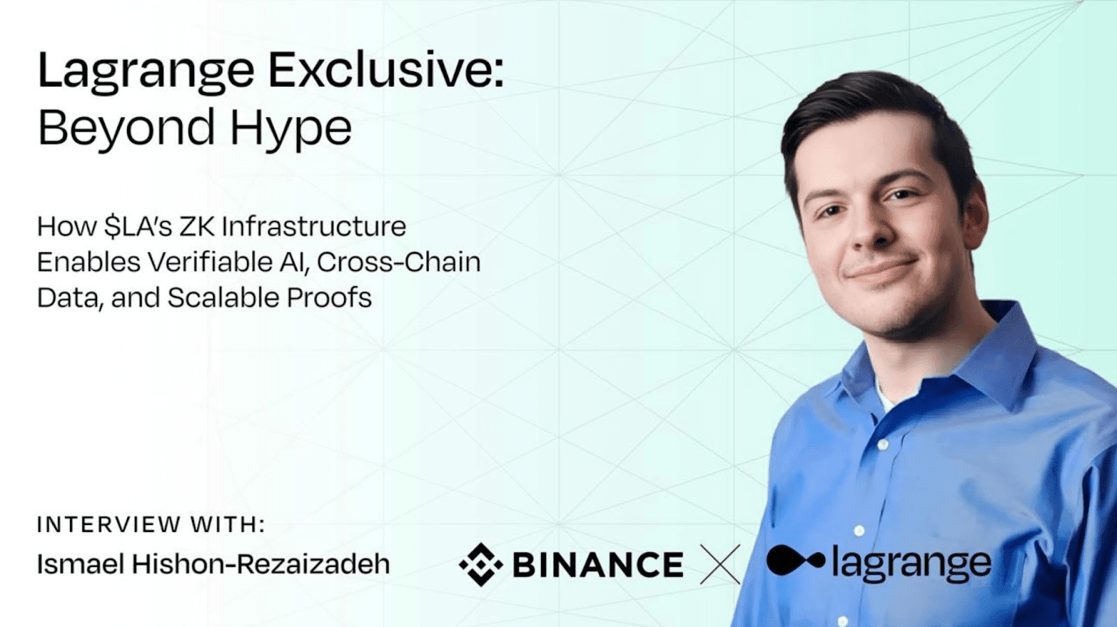 独家专访：超越炒作，Lagrange 的ZK 基础设施如何赋能可验证AI、跨链数据与可扩展证明| Binance News发布于币安广场