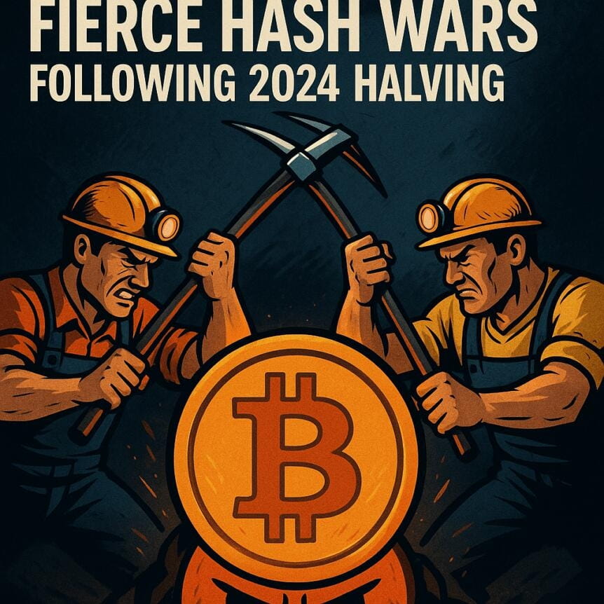 Bitcoin Miners Enter Fierce Hash Wars Following 2024 Halving