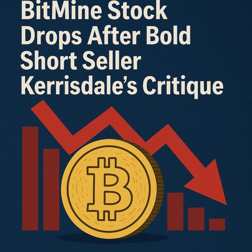 Bitmine Stock Drops After Bold Short Seller Kerrisdale's Critique