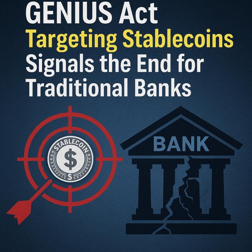 Genius Act Targeting Stablecoins Signals The End For Traditional Banks