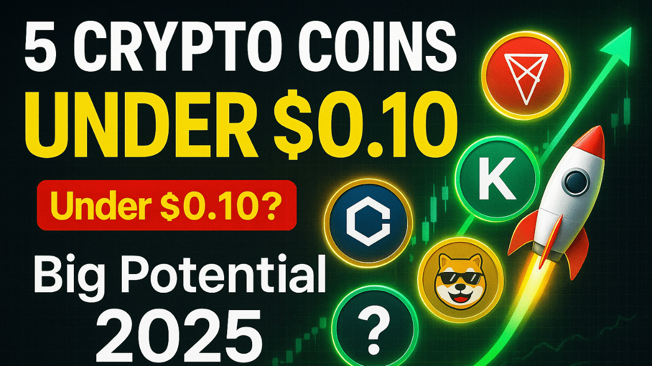 5 Cheap Crypto Coins Under $0.10 With Huge Potential in 2025$SOL | Asad xD  on Binance Square