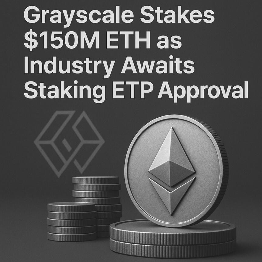 Grayscale Stakes $150m Eth As Industry Awaits Staking Etp Approval