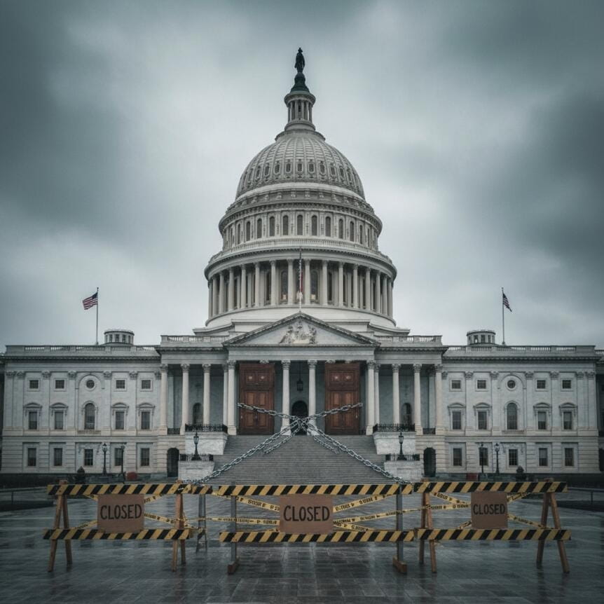 Us Government Shutdown Continues With No End In Sight