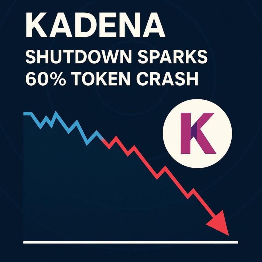 Kadena Shutdown Sparks 60% Token Crash As Founders Exit