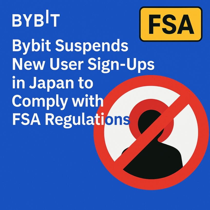 Bybit Suspends New User Sign-Ups In Japan To Comply With Fsa Regulations