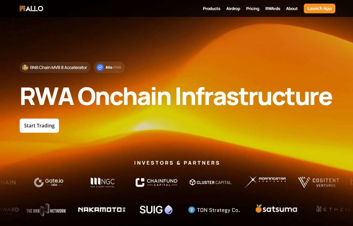 金融的未來– Allo 的RWA 鏈上基礎設施| 幣安廣場上的ZudGG