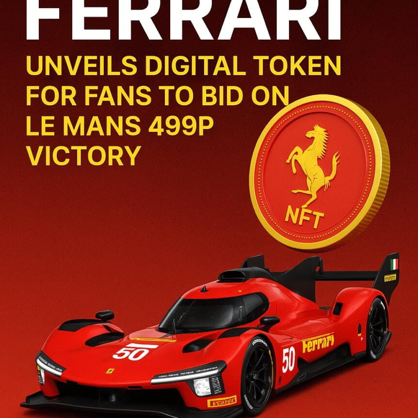 Ferrari Unveils Digital Token For Fans To Bid On Le Mans 499p Victory