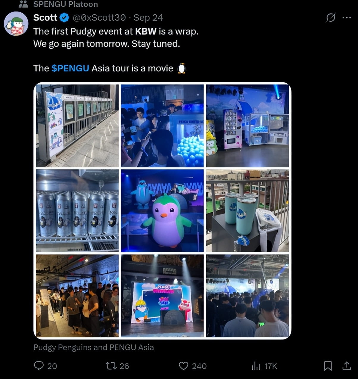 When Pudgy Penguins Walk into Seoul: A New Play for PENGU in the Korean  Market | 币师10000bnb on Binance Square