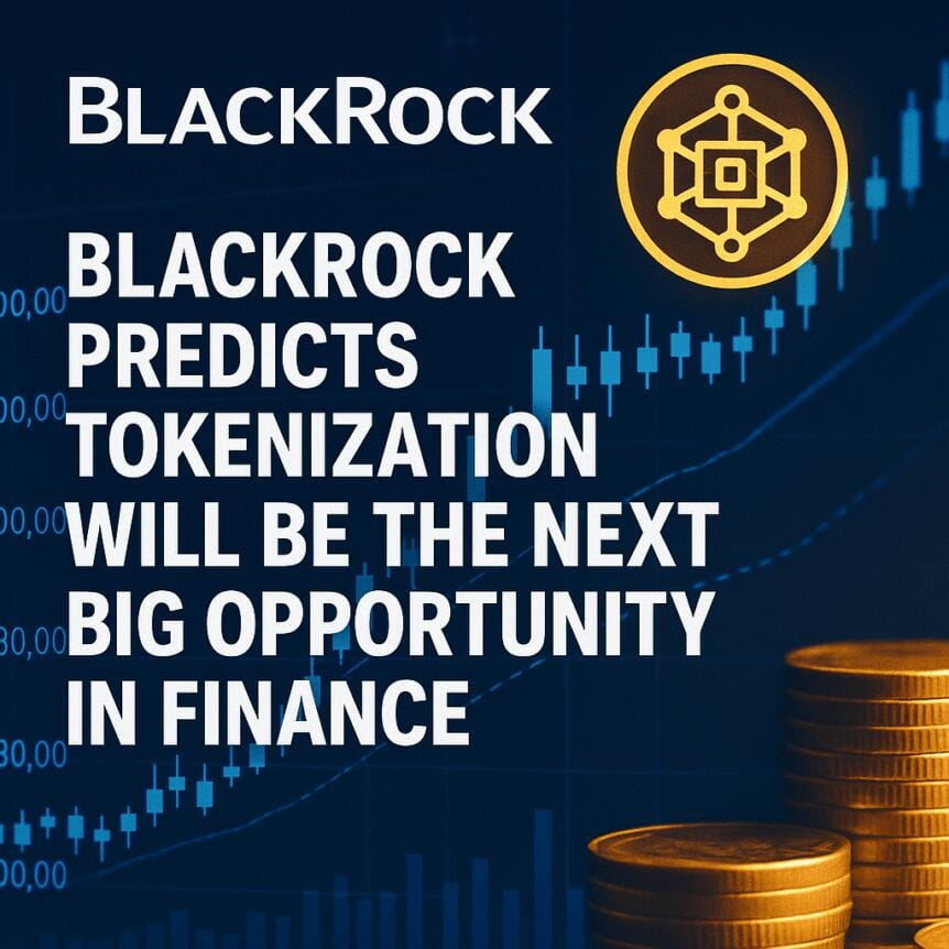 Blackrock Predicts Tokenization Will Be The Next Big Opportunity In Finance