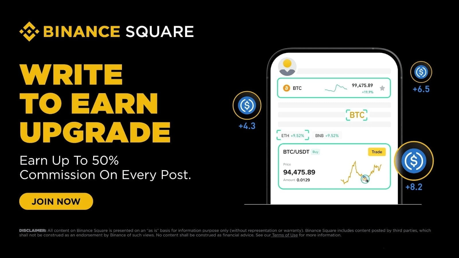 🚀 Binance Square Upgrades “Write to Earn” — Creators Can No ...