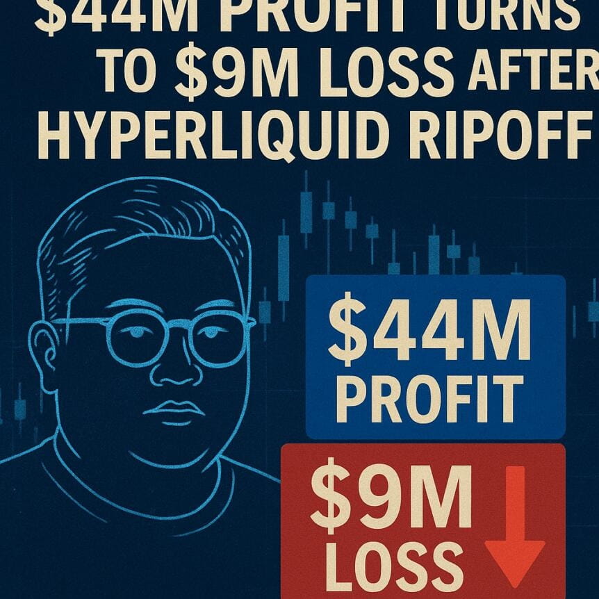 Machi Big Brother's $44m Profit Turns To $9m Loss After Hyperliquid Ripoff