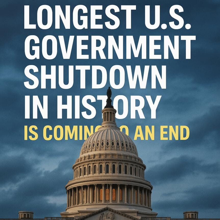 Longest U.s. Government Shutdown In History Is Coming To An End