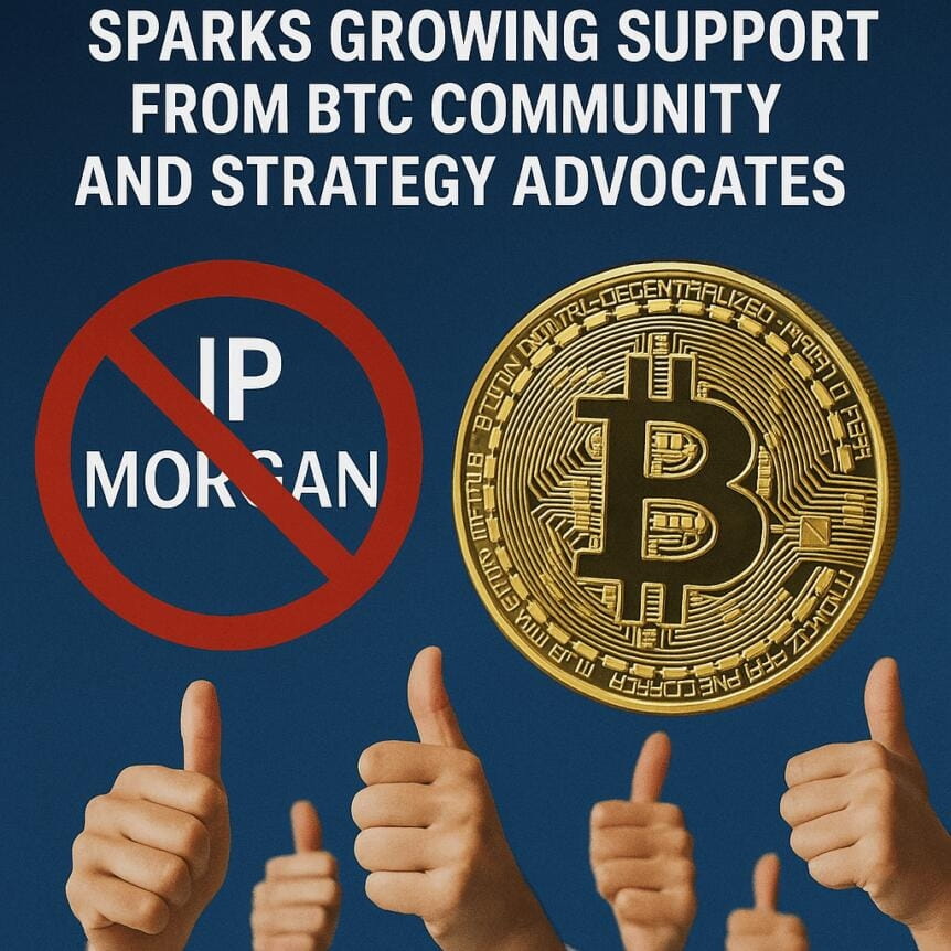 Jp Morgan Boycott Sparks Growing Support From Btc Community And Strategy Advocates