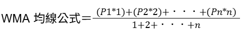 WMA均線公式