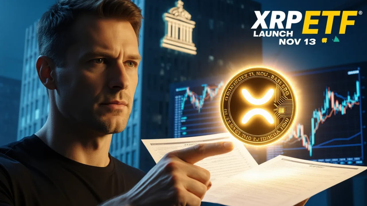 🚨 Canary Capital $XRP ETF Launch, Key Details ✓ Launch Date: November 13  on Nasdaq under ticker XRPC ✓ Approval: Auto-effective via SEC Form 8-A  filing ✓ Management Fee: 0.50% ✓ Index