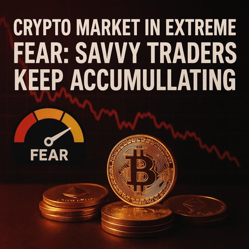 Crypto Market In Extreme Fear: Savvy Traders Keep Accumulating