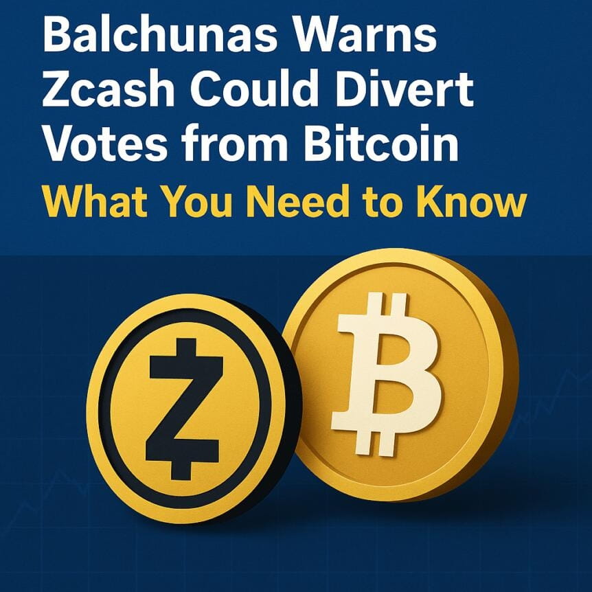 Balchunas Warns Zcash Could Divert Votes From Bitcoin — What You Need To Know