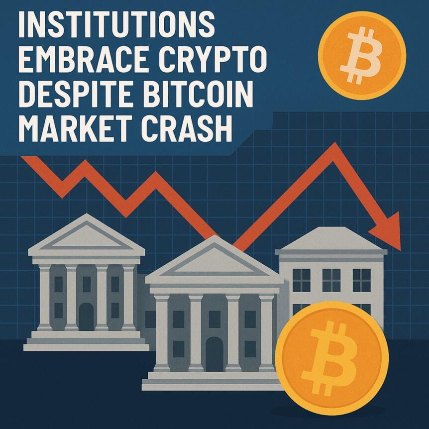 Institutions Embrace Crypto Despite Bitcoin Market Crash