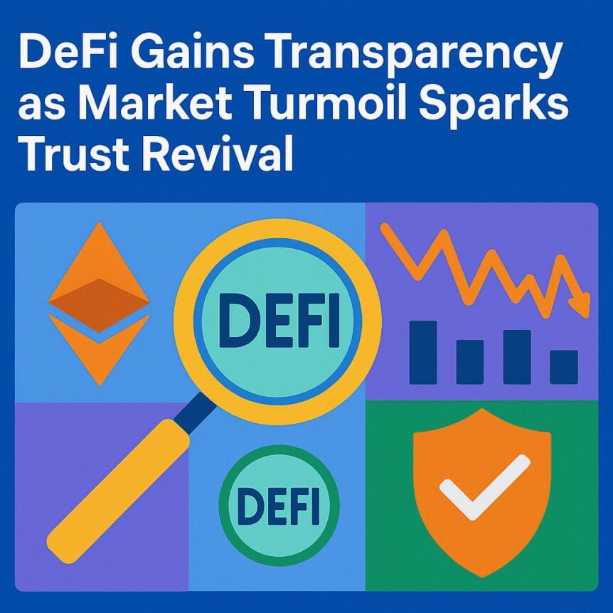 Defi Gains Transparency As Market Turmoil Sparks Trust Revival