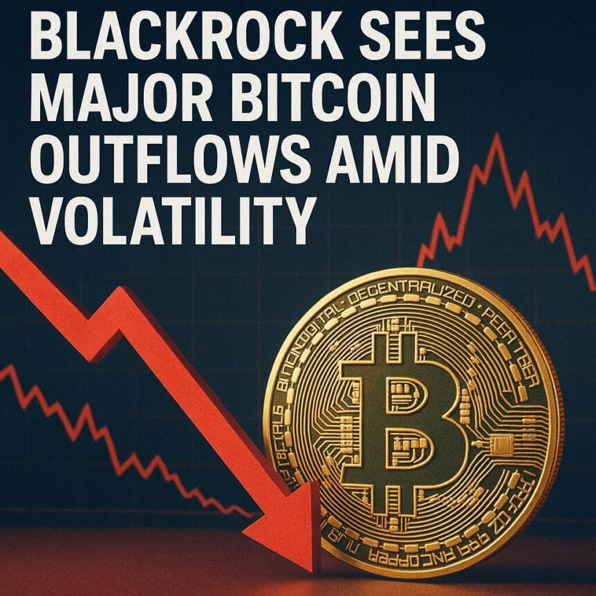 Blackrock Sees Major Bitcoin Outflows Amid Volatility
