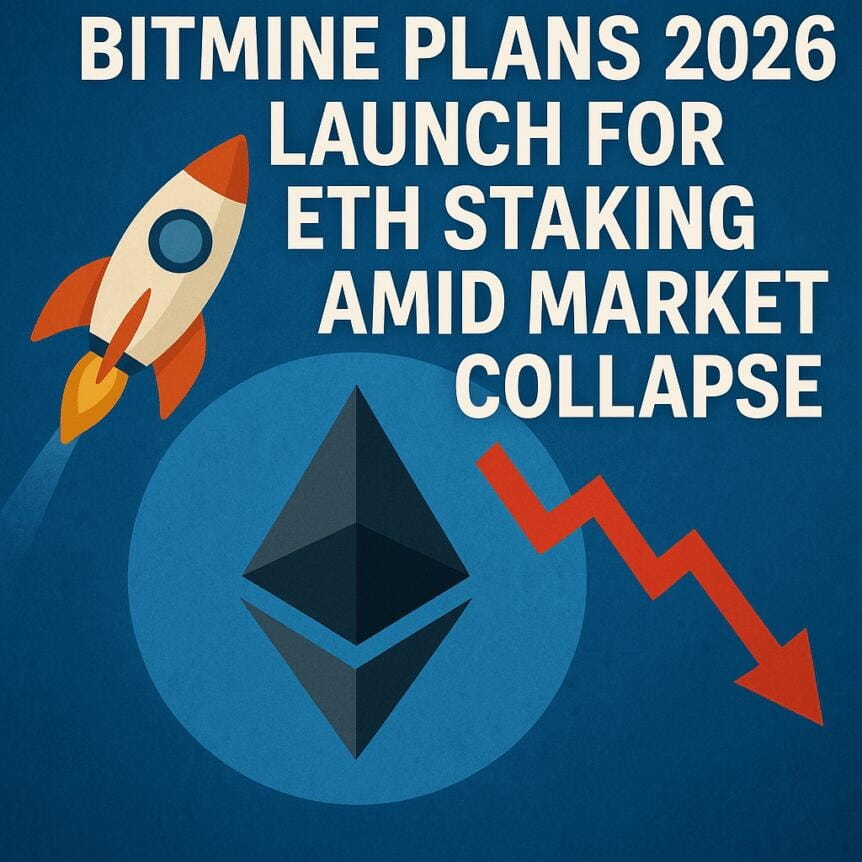 Bitmine Plans 2026 Launch For Eth Staking Amid Market Collapse